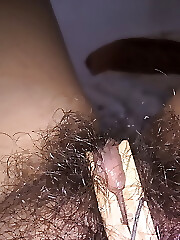 Hairy JoyTwoSex - Playing With Clothespins